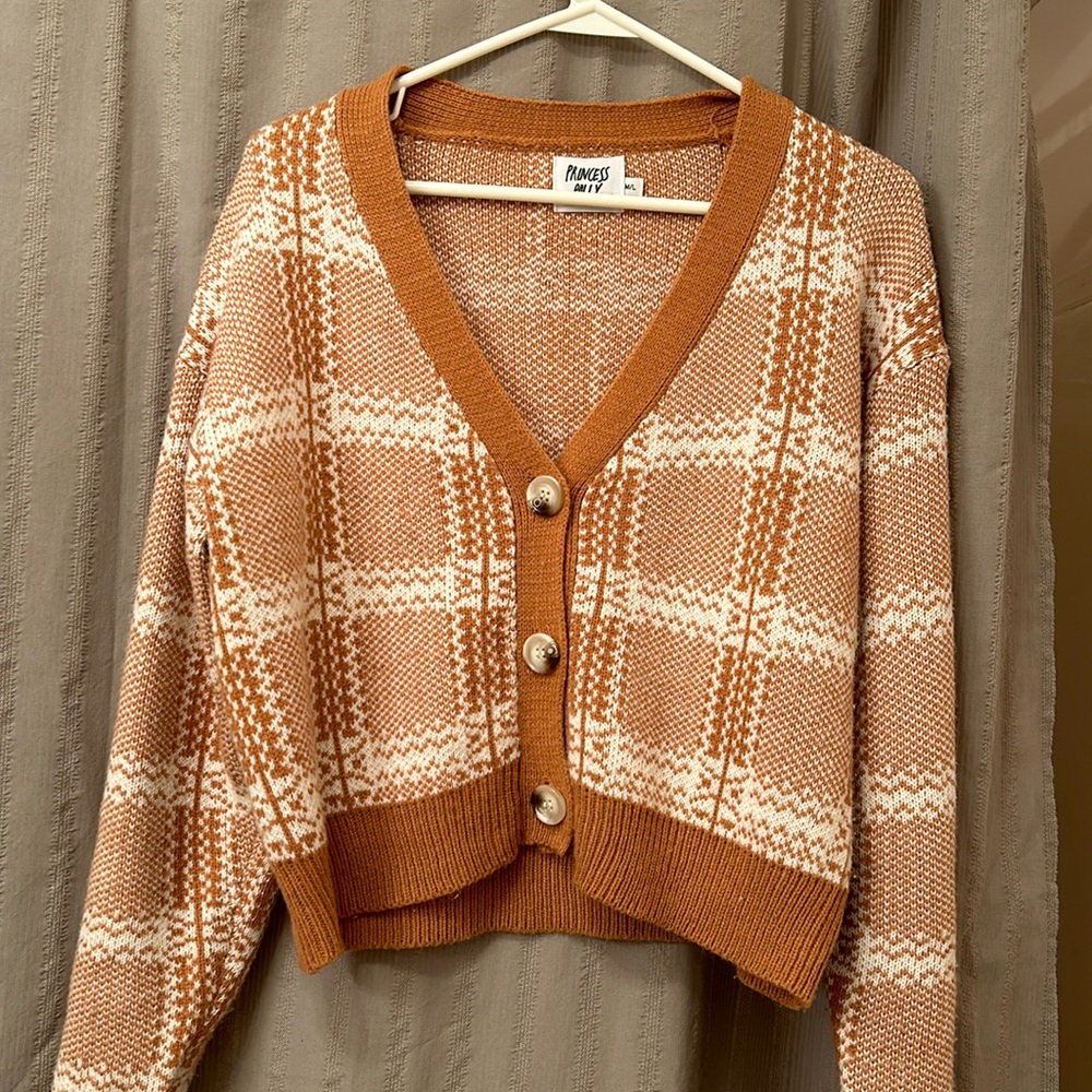 Princess polly orange cardigan